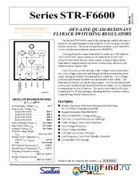 Datasheet STR-F6624 manufacturer Sanken